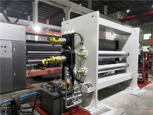 kualitas  ISO9001 Fast Heating Embossing Calender Machine pabrik