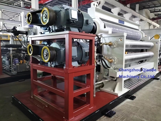 560 × 2920 Mesin Embossing Kain Nonwoven Otomatis 550m / Min