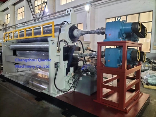 560 × 2920 Mesin Embossing Kain Nonwoven Otomatis 550m / Min