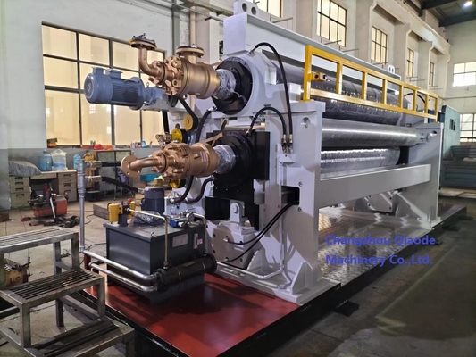 560 × 2920 Mesin Embossing Kain Nonwoven Otomatis 550m / Min