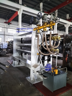420 × 2020 Mesin Kalender Tekstil Untuk Gaun Bedah Industri