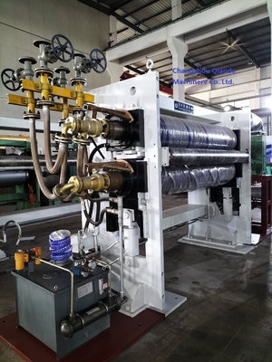 420 × 2020 Mesin Kalender Tekstil Untuk Gaun Bedah Industri