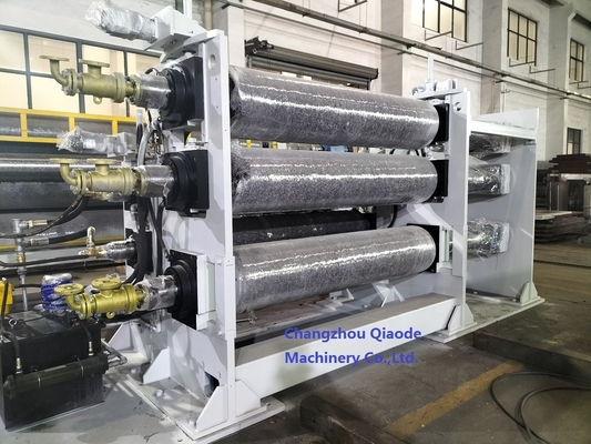 420 × 2020 Tiga Mesin Kalender Gulung Kecepatan 120m / mnt