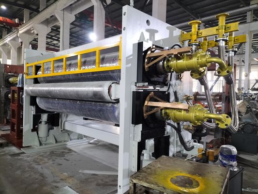 Mesin Rolling Kalender 6000mm Embossing Kain