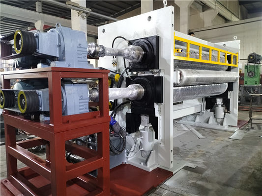 Mesin Kalender Embossing Kain Pelindung Industri