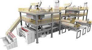 Mesin Nonwoven SMS 2,4 Meter, Lini Produksi Spunbond