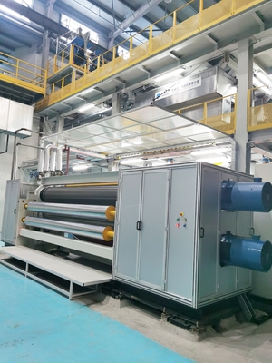 Nonwoven Fabric Embossing Calendering Machine Bahan Baja Paduan 2920mm